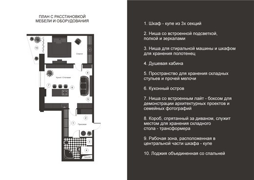 Интерьеры: Квартира для молодой пары